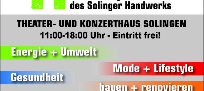 Handwerk 2017 – Die Leistungsschau des Solinger Handwerks. Handwerk 2017 – Die Leistungsschau des Solinger Handwerks.